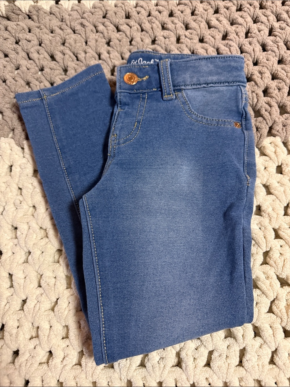 Cat & Jack Blue Girls' Pull-On Jeggings